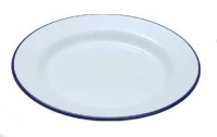 Enamel Plate 26cm - Dinner Plate