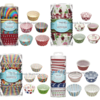250 Assorted Cupcake Cases - Patterned Cake Cases