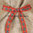 Christmas Hessian Sack + Tartan Ribbon, Close Weave Gift Bag, Stocking